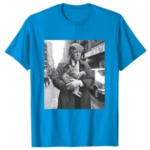Donald Trump NYC cat tee shirt Medium NWT 🇺🇸😽